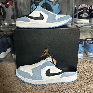 Jordan 1 unc golf slides